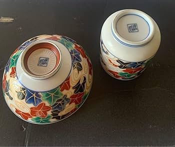 ⬛【1988年作コレクション】新品・有田焼【春雄苑錦五彩作】茶碗５皿セット ♢【50年前のコレクション】♥選べる3皿♥有田焼【春雄苑錦